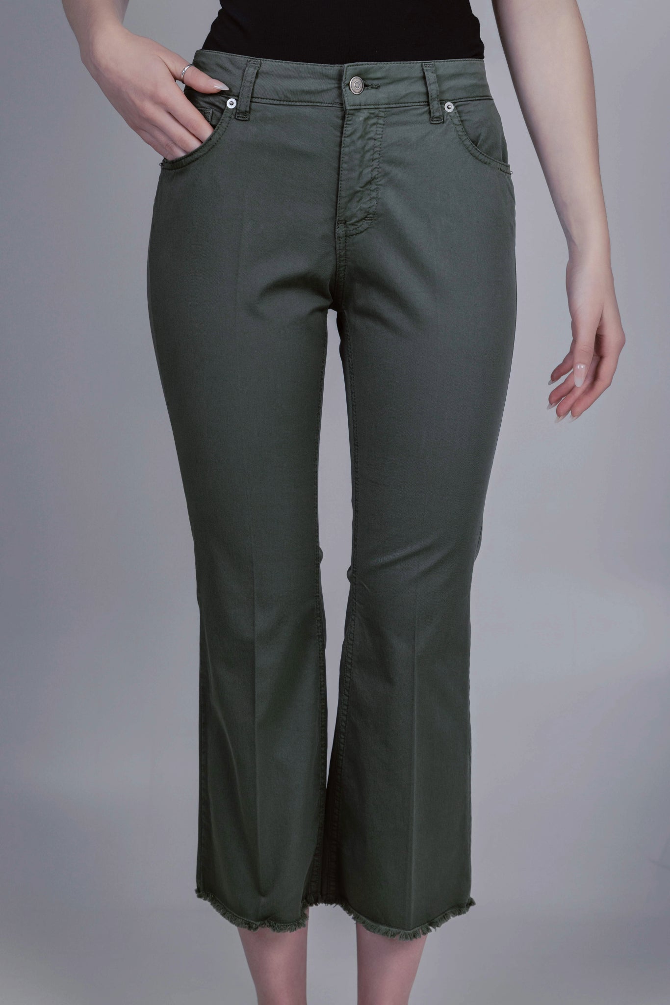 Barbara Trousers Khaki Green