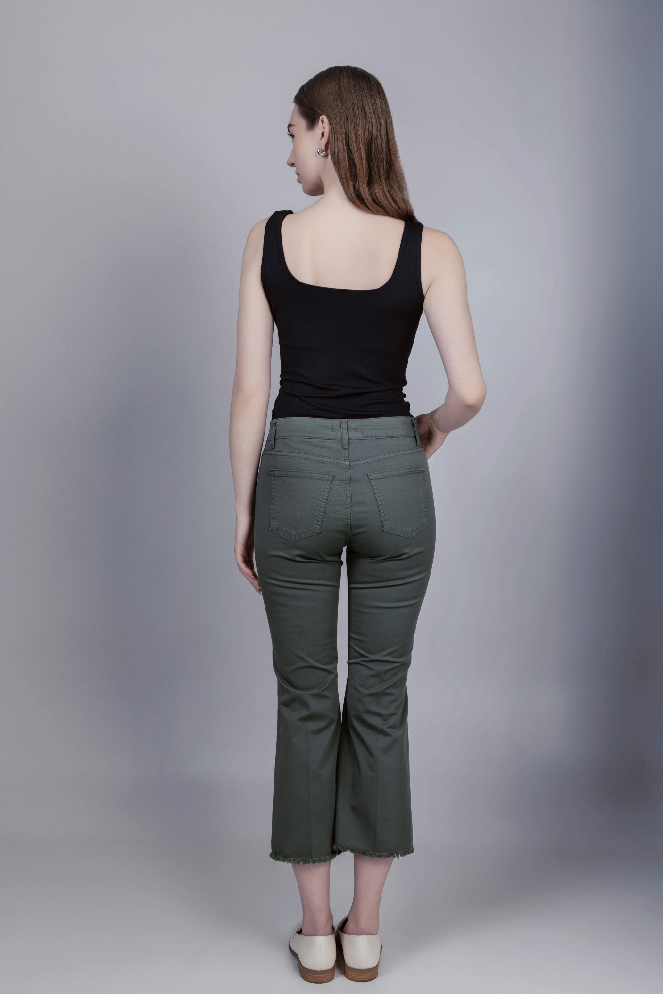 Barbara Trousers Khaki Green
