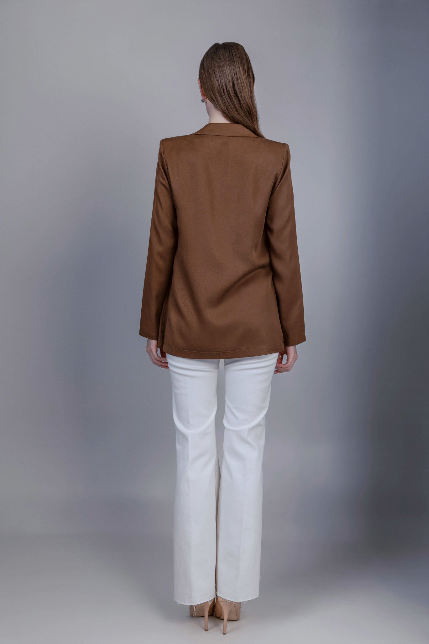 Lyocell Jacket Brown