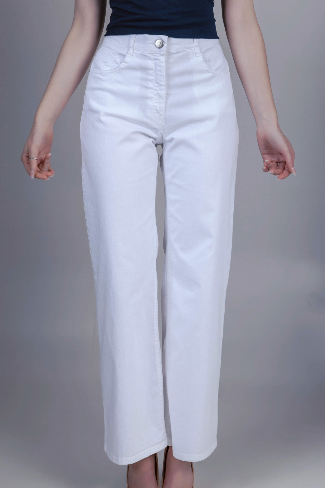 Ottico Jeans White