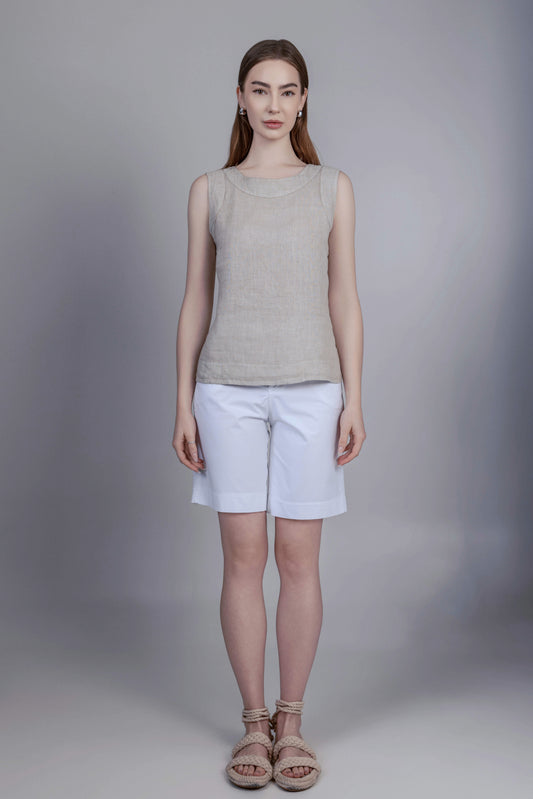 Ingrid Shorts White