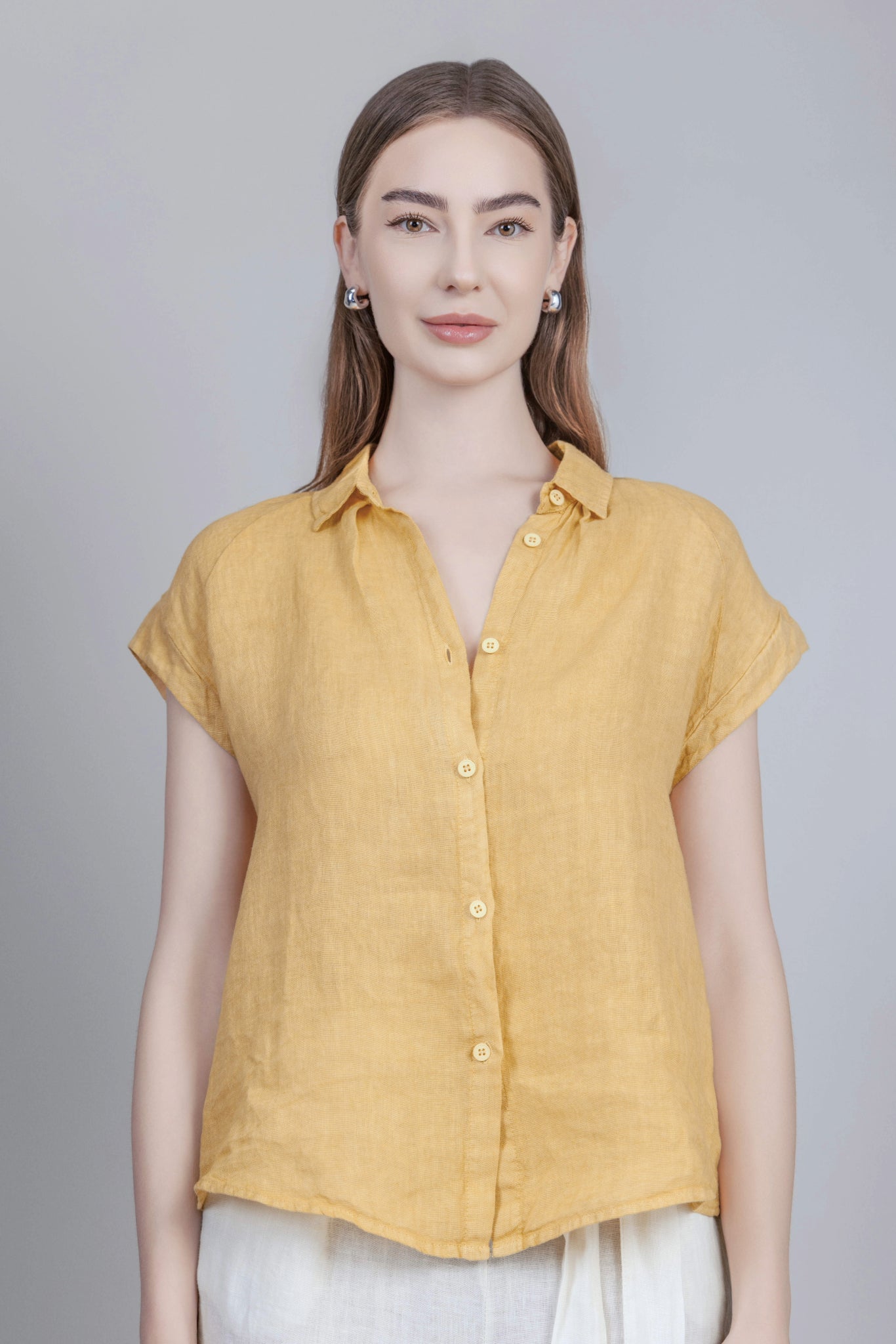 Camiciala Top Mustard