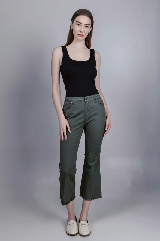 Barbara Trousers Khaki Green