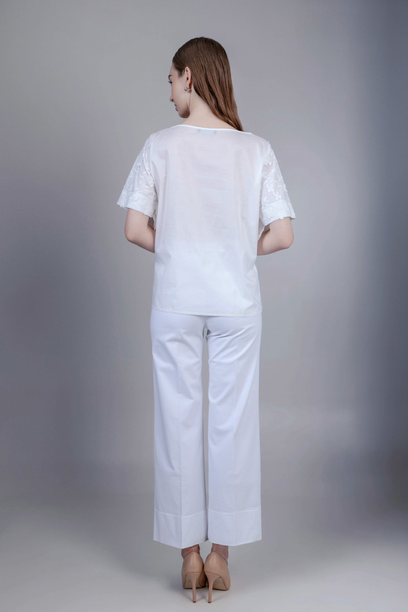 Sabina Trousers White