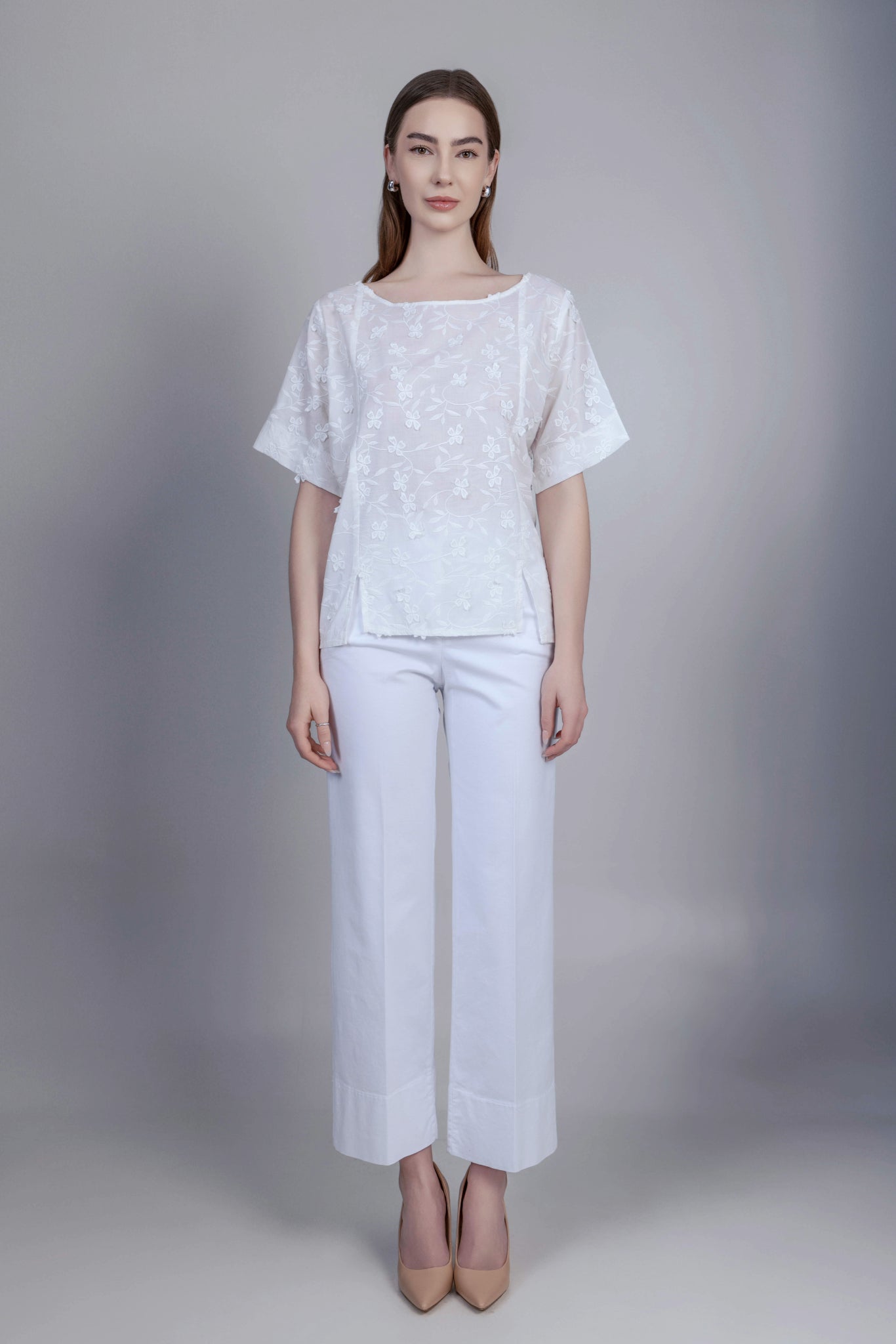 Sabina Trousers White