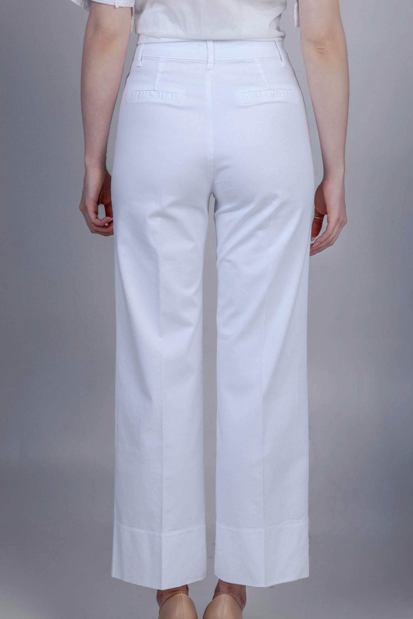 Sabina Trousers White