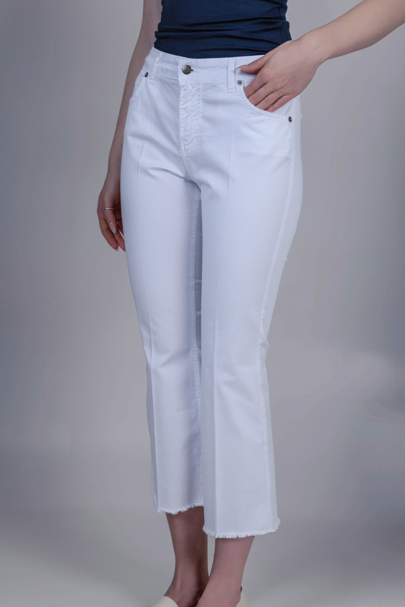 Barbara Trousers White