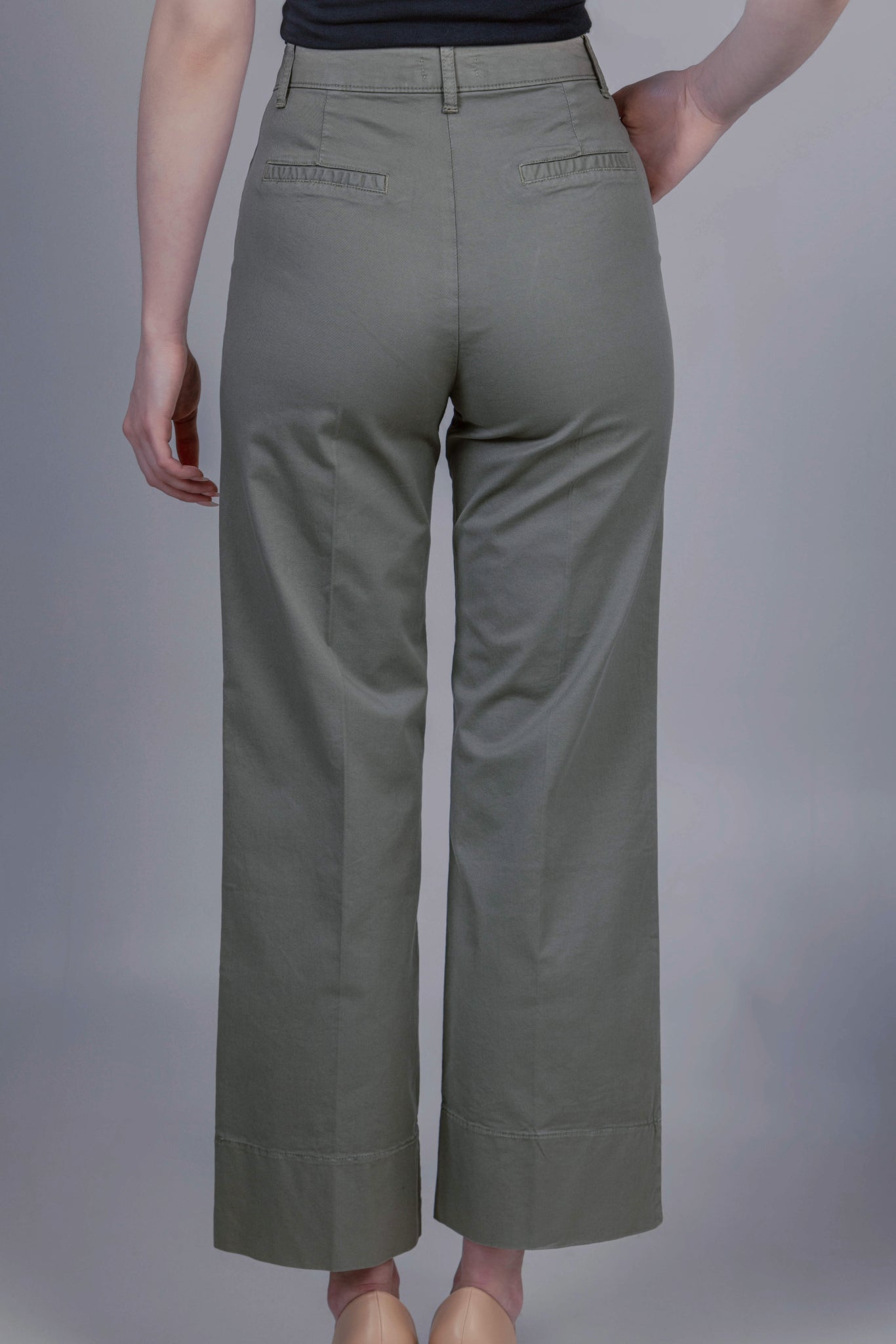 Sabina Trousers Khaki Green