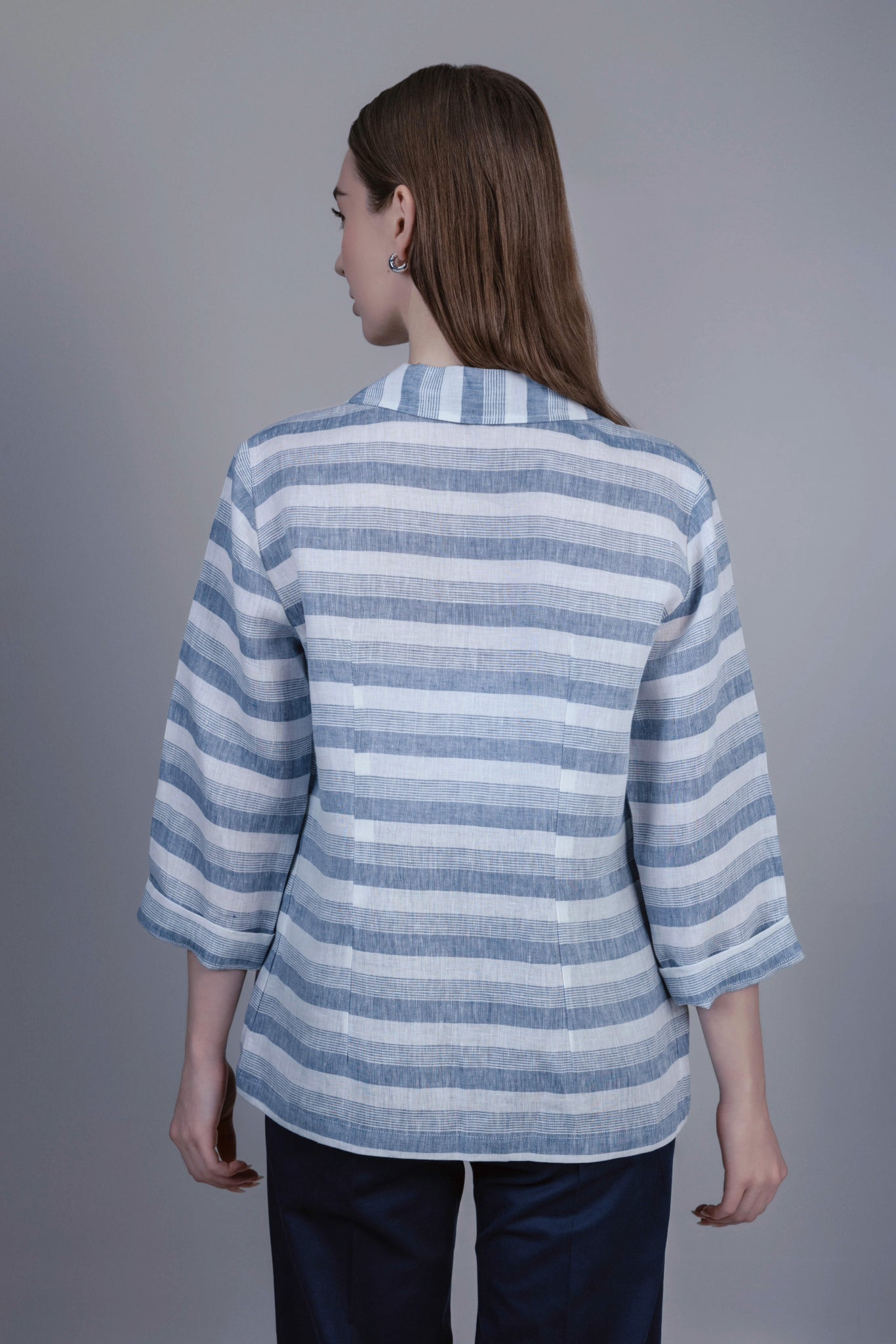 Giacca Jacket Blue Strips